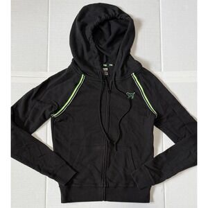 PINK Victorias Secret - Women's Full Zip Athletic Hoodie Sweatshirt - X-Small
